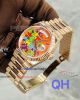 super clone rolex day date 36mm  Emoji Puzzle rose gold watch (3)_th.jpg